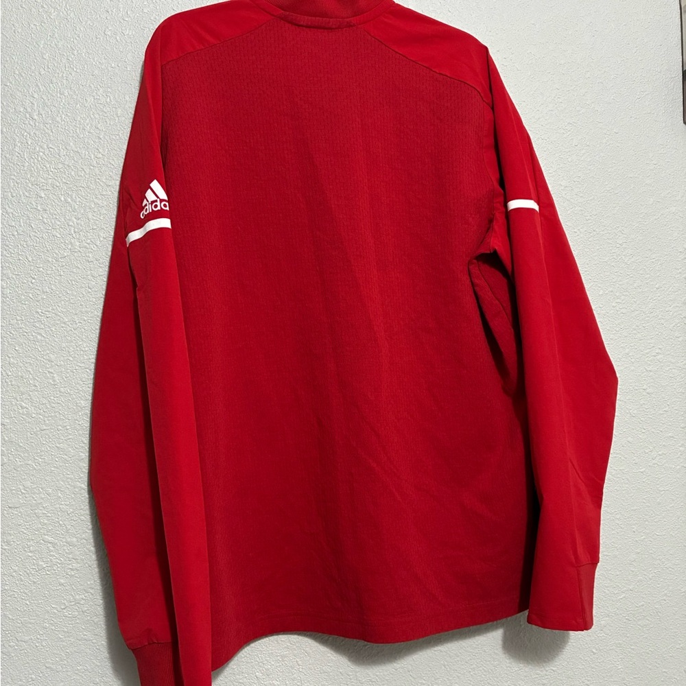 Adidas Bold Red Zip-Up Jacket XL - Picture 5 of 8